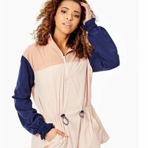 The Upside Pink and Navy Utility Jacket